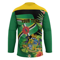Personalized Dominica Hockey Jersey Nature Island of the Caribbean - Wonder Print Shop