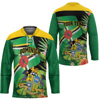 Personalized Dominica Hockey Jersey Nature Island of the Caribbean - Wonder Print Shop
