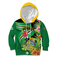 Personalized Dominica Kid Hoodie Nature Island of the Caribbean - Wonder Print Shop