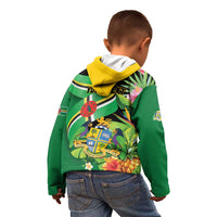 Personalized Dominica Kid Hoodie Nature Island of the Caribbean - Wonder Print Shop