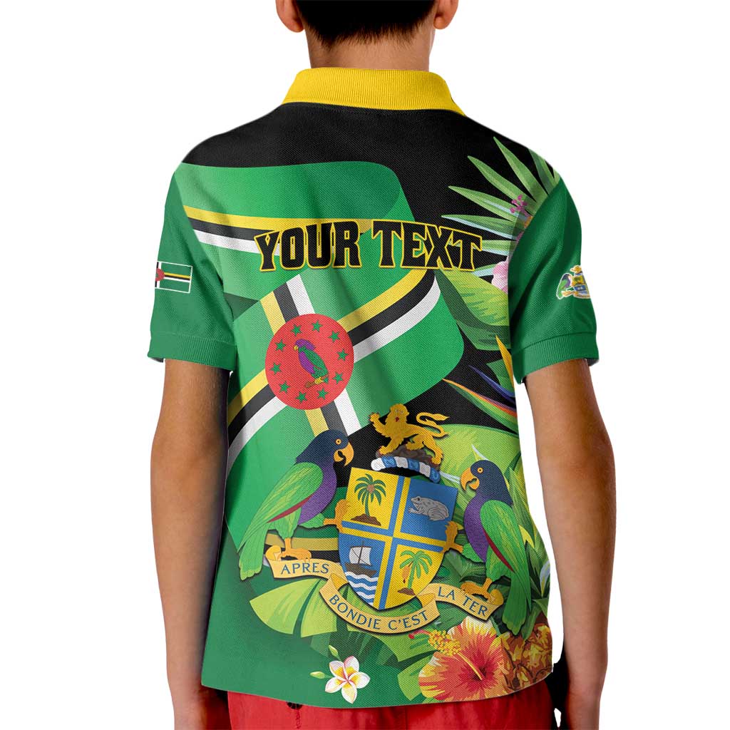 Personalized Dominica Kid Polo Shirt Nature Island of the Caribbean - Wonder Print Shop