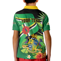 Personalized Dominica Kid Polo Shirt Nature Island of the Caribbean - Wonder Print Shop