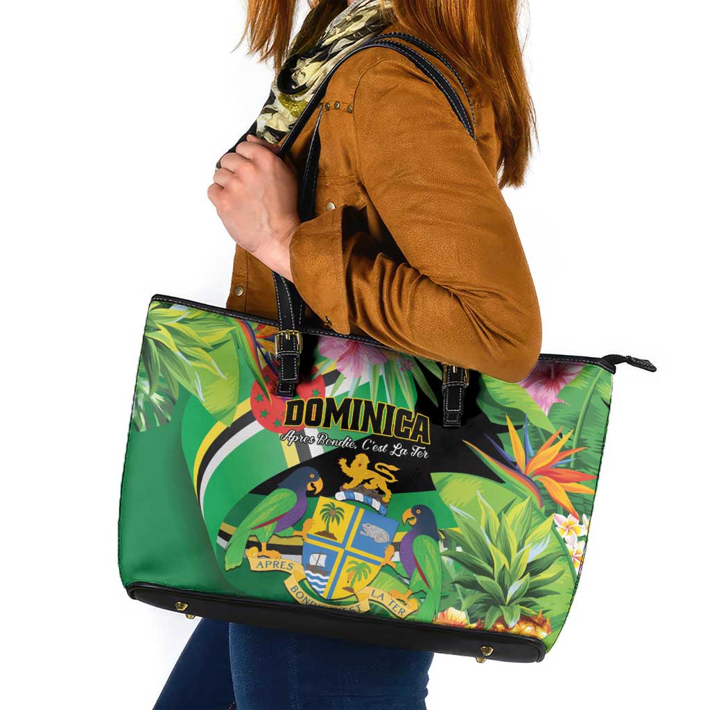 Dominica Leather tote bag