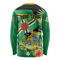 Personalized Dominica Long Sleeve Shirt Nature Island of the Caribbean - Wonder Print Shop