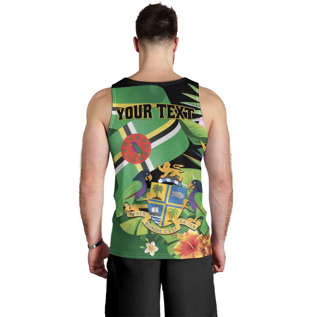 Personalized Dominica Men Tank Top Nature Island of the Caribbean - Wonder Print Shop