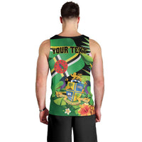 Personalized Dominica Men Tank Top Nature Island of the Caribbean - Wonder Print Shop
