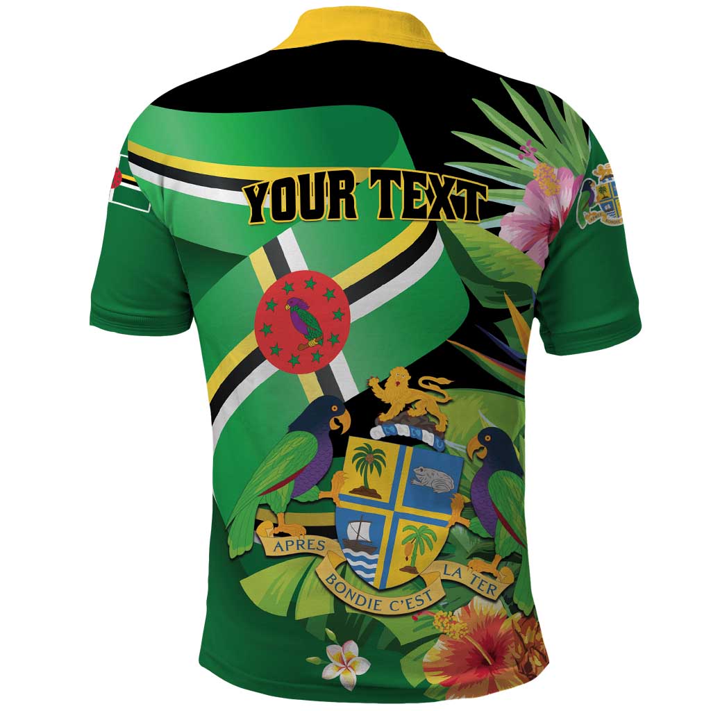 Personalized Dominica Polo Shirt Nature Island of the Caribbean - Wonder Print Shop