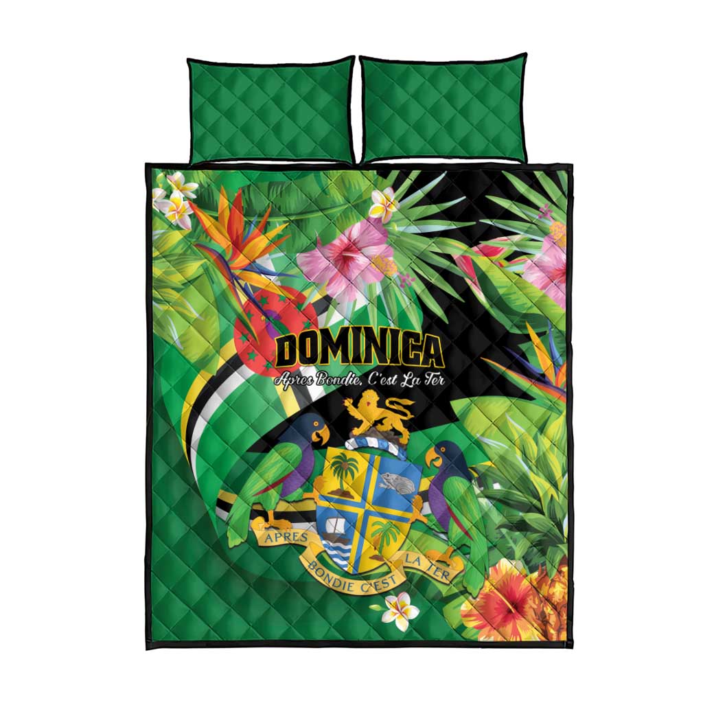 Dominica Quilt Bed Set Nature Island of the Caribbean - Wonder Print Shop