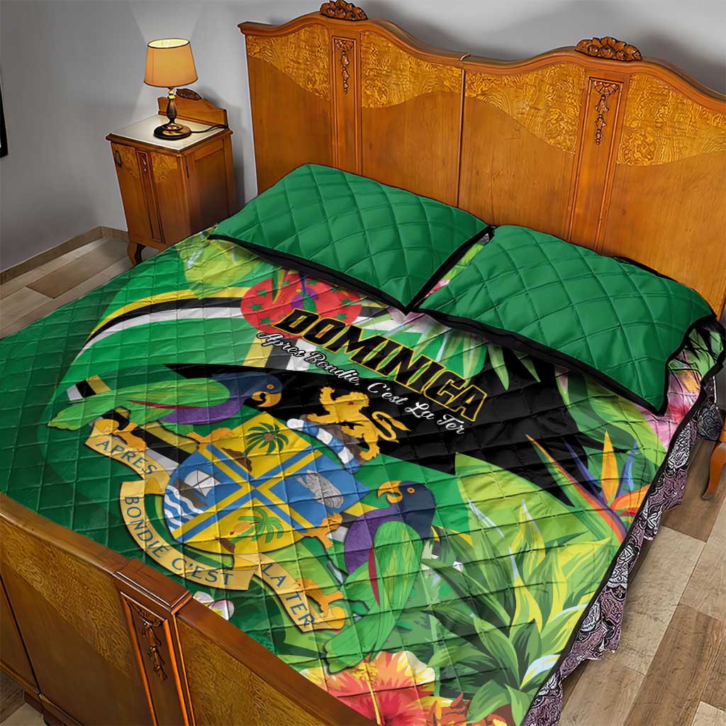 Dominica Quilt Bed Set Nature Island of the Caribbean - Wonder Print Shop