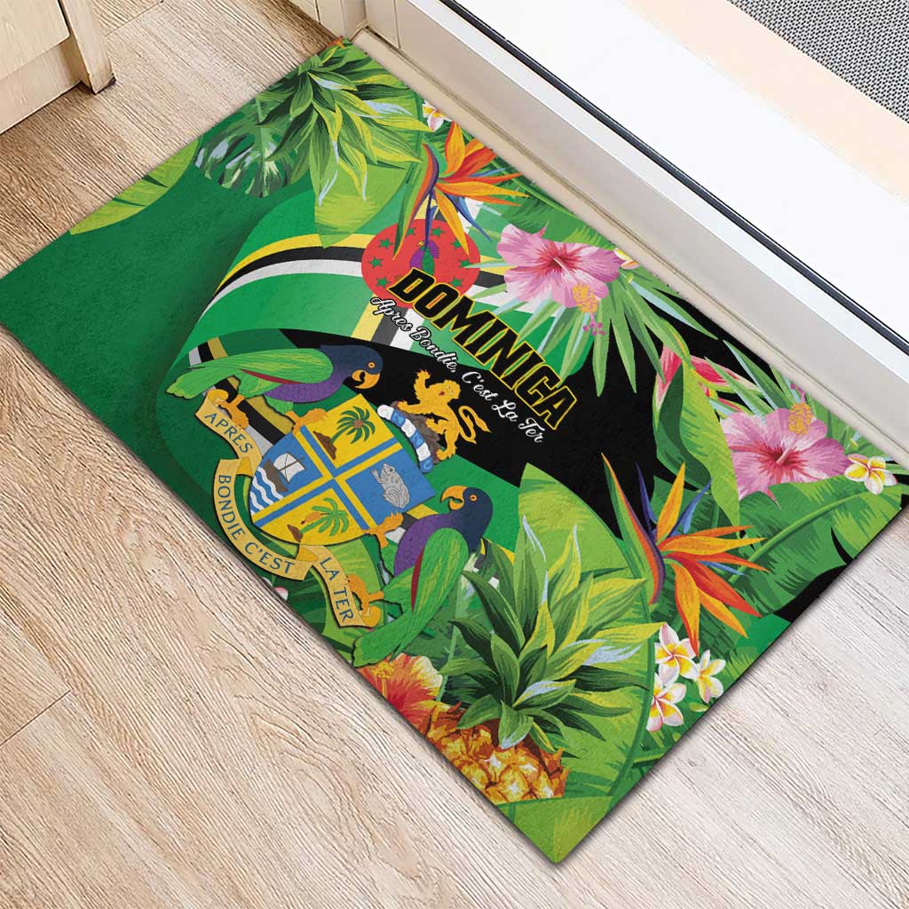 Dominica Rubber Doormat Nature Island of the Caribbean - Wonder Print Shop