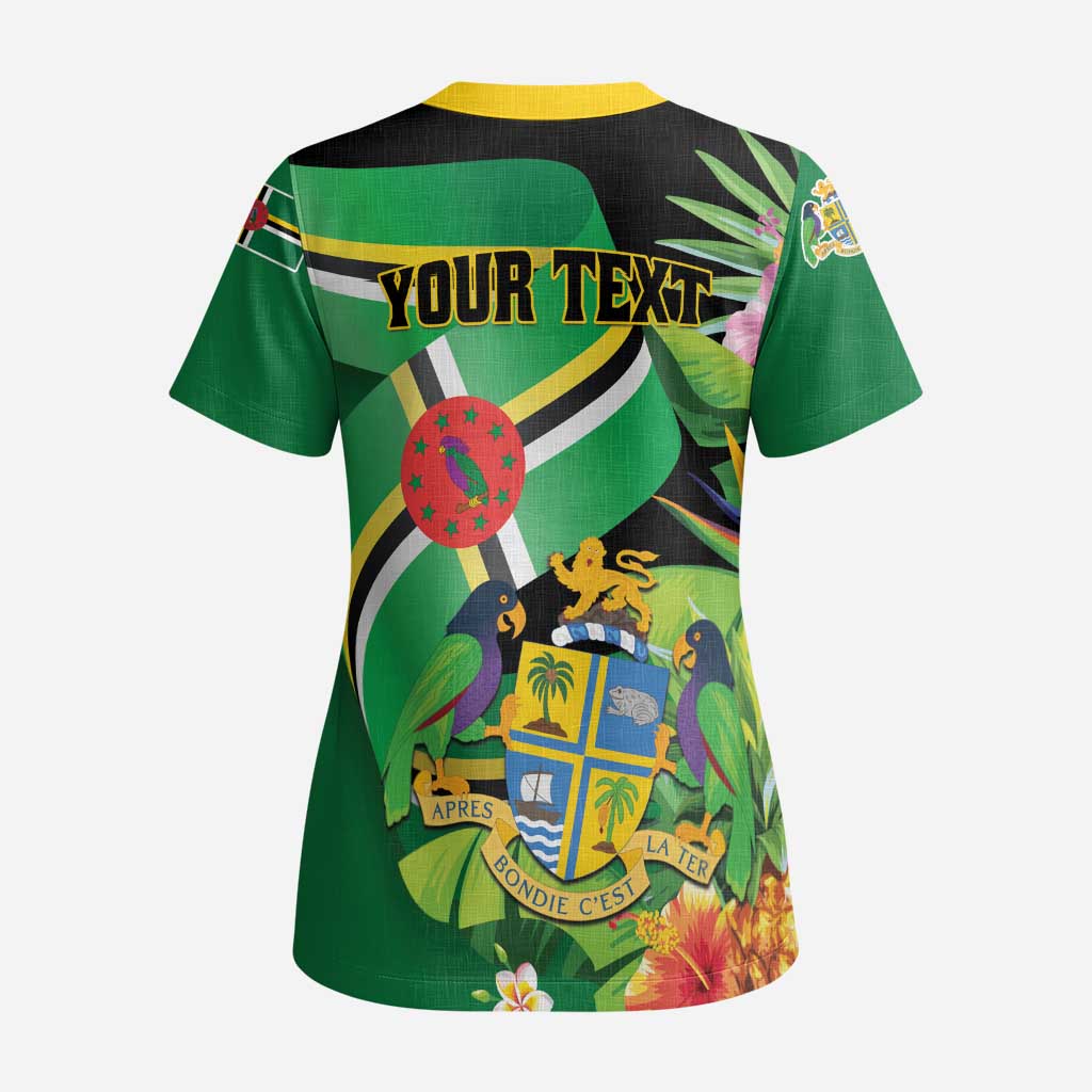 Personalized Dominica Scrub Top Nature Island of the Caribbean - Wonder Print Shop