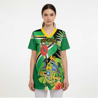 Personalized Dominica Scrub Top Nature Island of the Caribbean - Wonder Print Shop