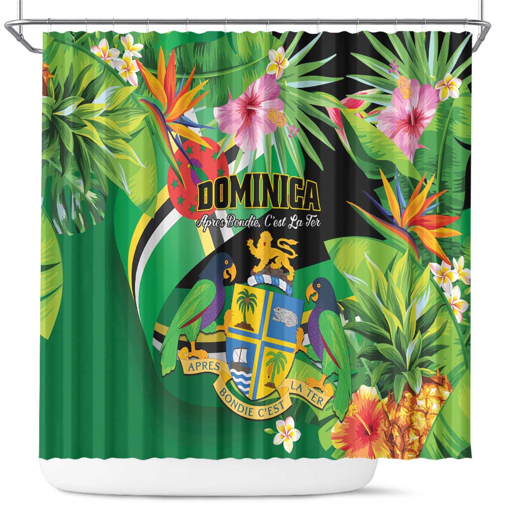 Dominica Shower Curtain Nature Island of the Caribbean - Wonder Print Shop