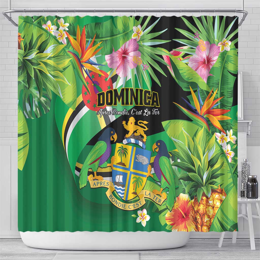 Dominica Shower Curtain Nature Island of the Caribbean - Wonder Print Shop