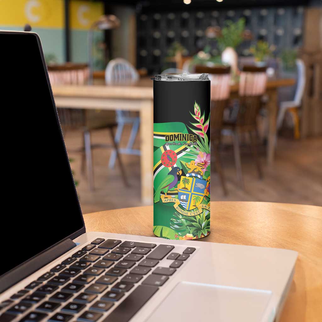 Personalized Dominica Skinny Tumbler Nature Island of the Caribbean - Wonder Print Shop