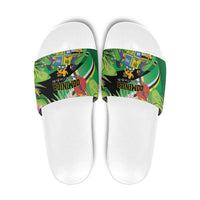 Dominica Slide Sandals Nature Island of the Caribbean - Wonder Print Shop