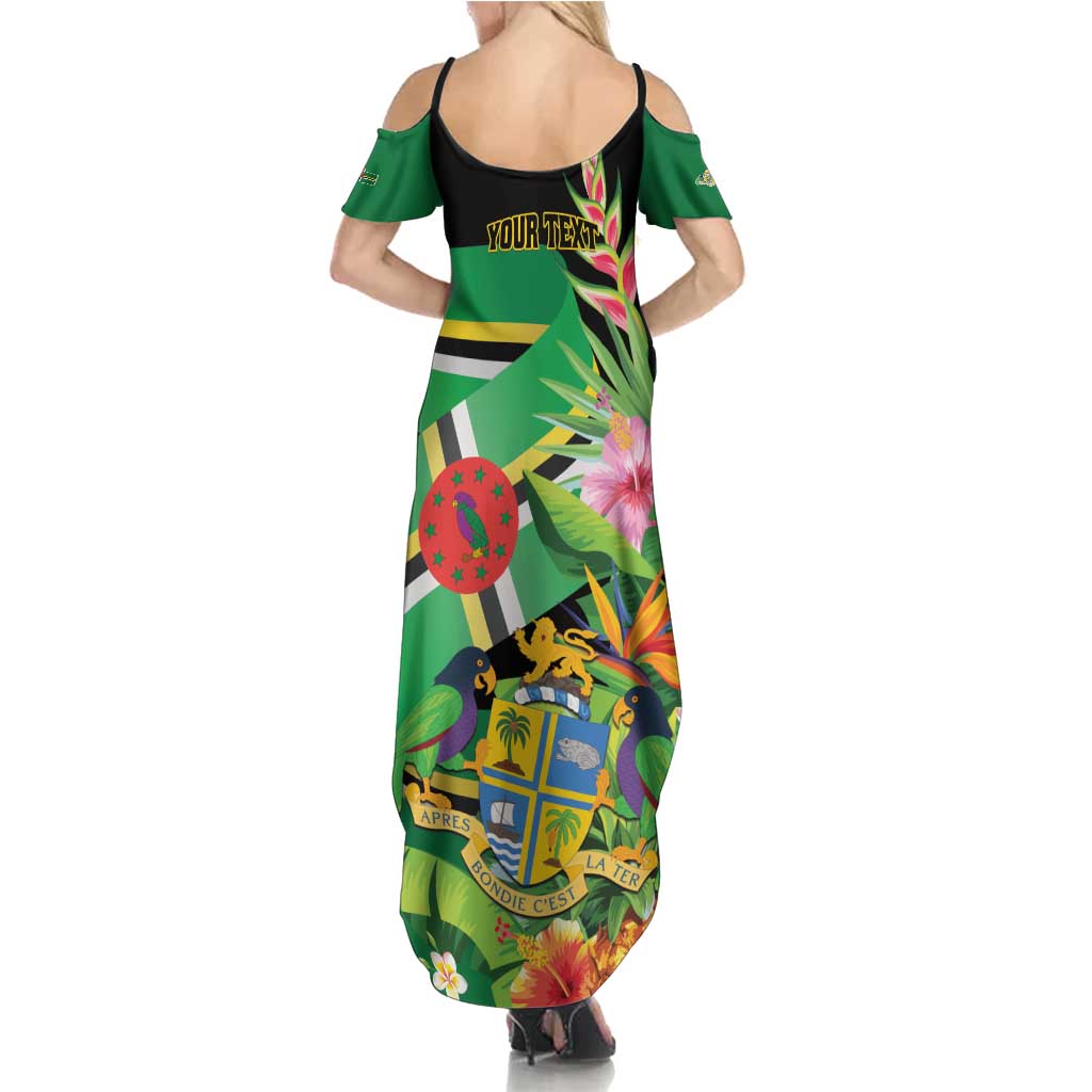 Personalized Dominica Summer Maxi Dress Nature Island of the Caribbean - Wonder Print Shop