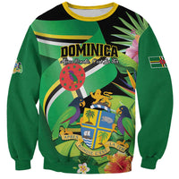Personalized Dominica Sweatshirt Nature Island of the Caribbean - Wonder Print Shop