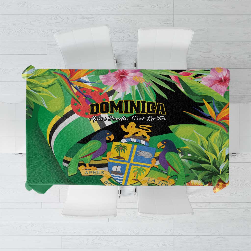 Dominica Tablecloth Nature Island of the Caribbean - Wonder Print Shop