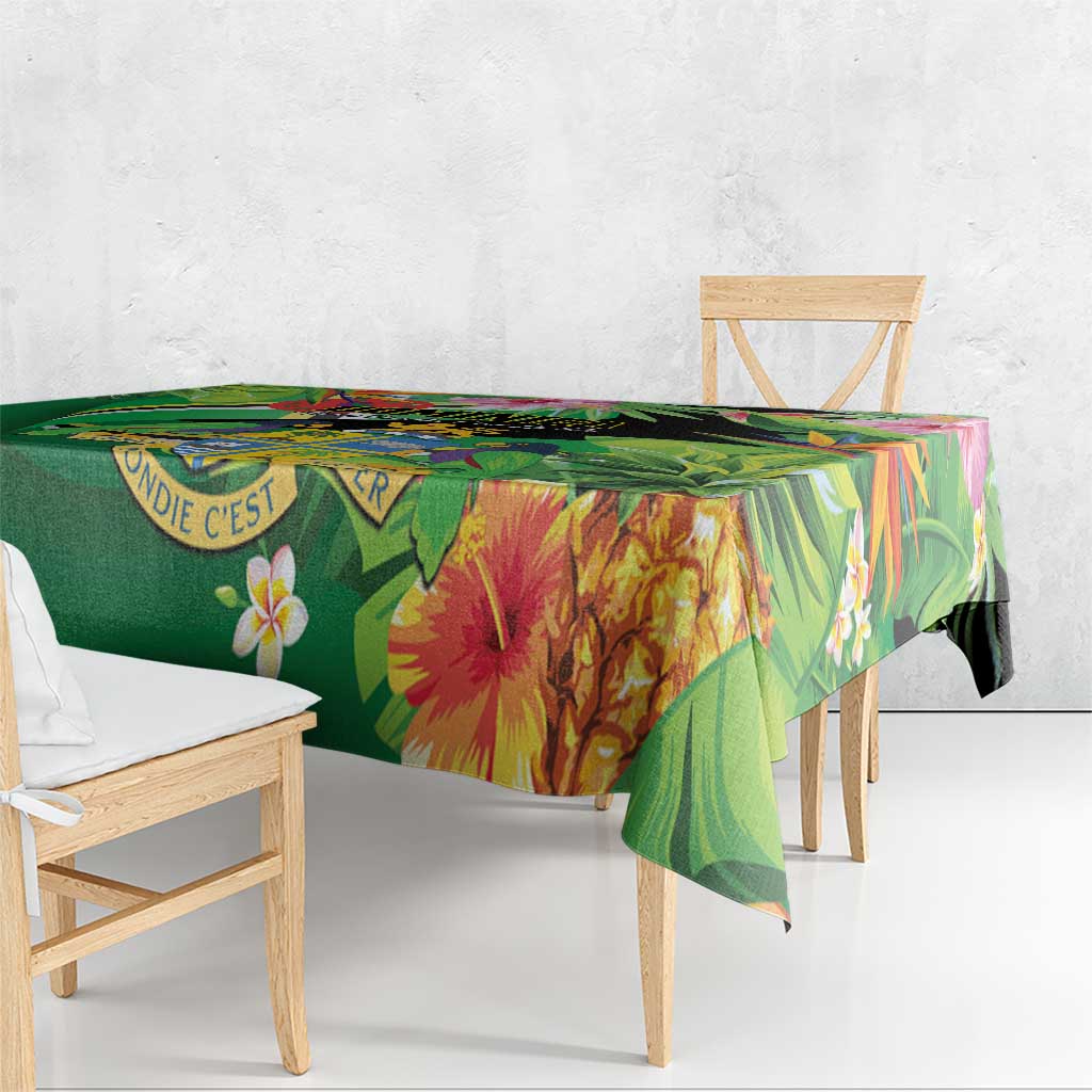 Dominica Tablecloth Nature Island of the Caribbean - Wonder Print Shop