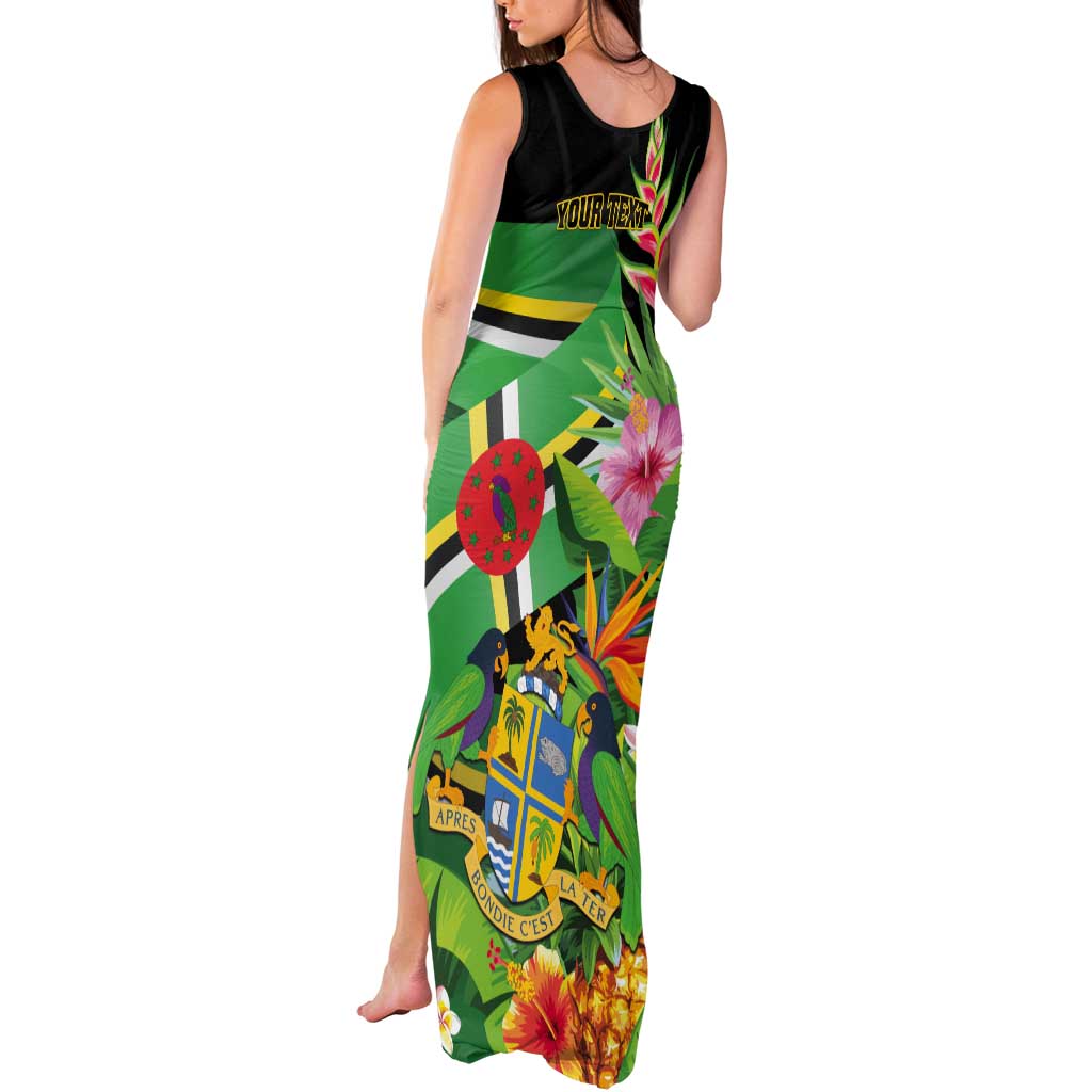 Personalized Dominica Tank Maxi Dress Nature Island of the Caribbean - Wonder Print Shop