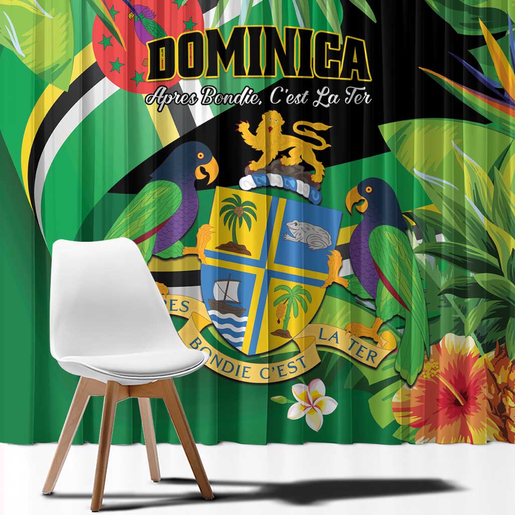 Dominica Window Curtain Nature Island of the Caribbean - Wonder Print Shop