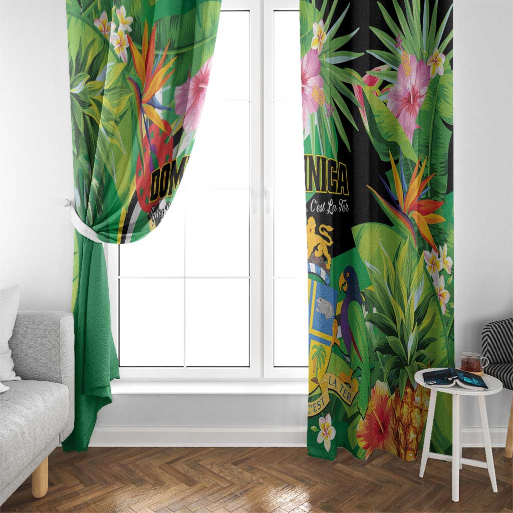 Dominica Window Curtain Nature Island of the Caribbean - Wonder Print Shop