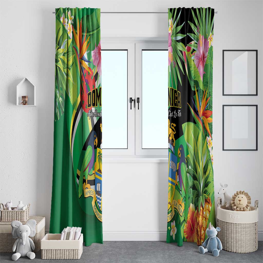 Dominica Window Curtain Nature Island of the Caribbean - Wonder Print Shop