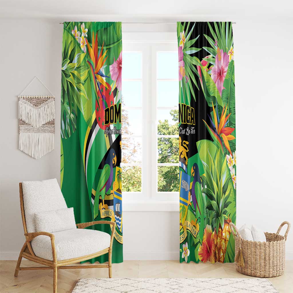 Dominica Window Curtain Nature Island of the Caribbean - Wonder Print Shop