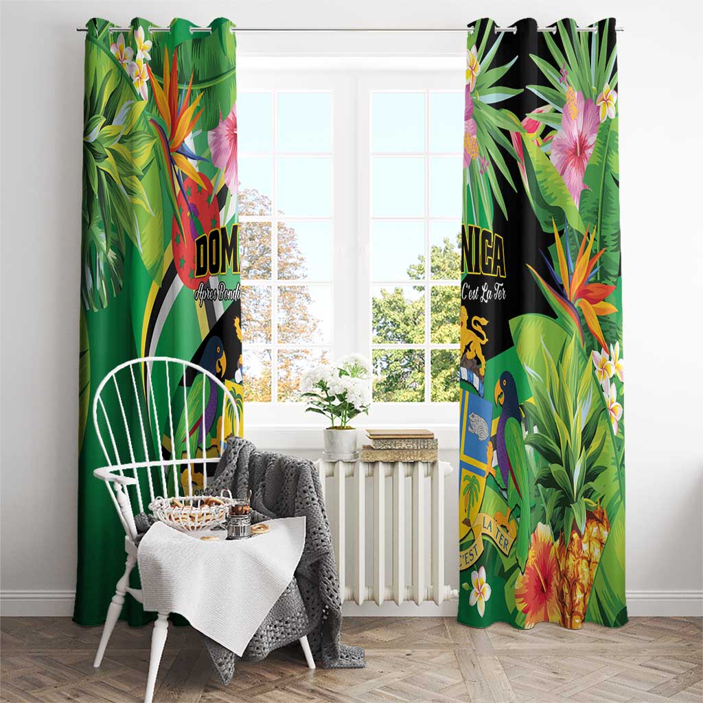 Dominica Window Curtain Nature Island of the Caribbean - Wonder Print Shop