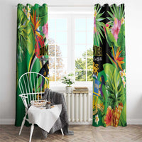 Dominica Window Curtain Nature Island of the Caribbean - Wonder Print Shop