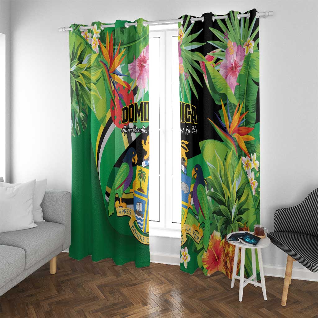 Dominica Window Curtain Nature Island of the Caribbean - Wonder Print Shop