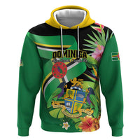 Personalized Dominica Zip Hoodie Nature Island of the Caribbean - Wonder Print Shop