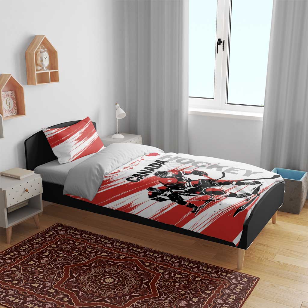 Canada Hockey Bedding Set Canada Owns Hockey - Wonder Print Shop