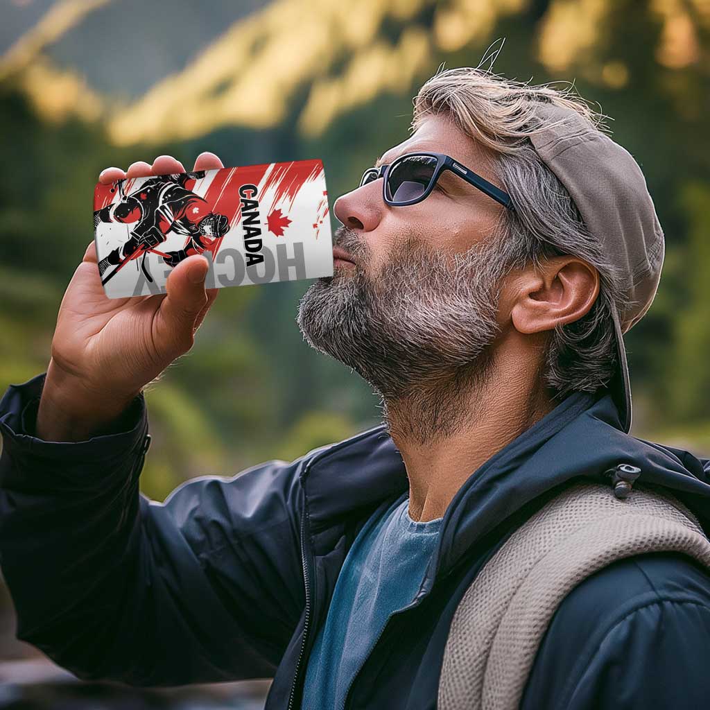 Custom Canada Hockey 4 in 1 Can Cooler Tumbler Canada Owns Hockey - Wonder Print Shop