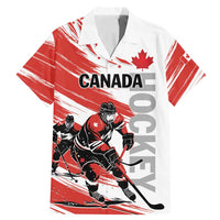 Custom Canada Hockey Family Matching Mermaid Dress and Hawaiian Shirt Canada Owns Hockey - Wonder Print Shop