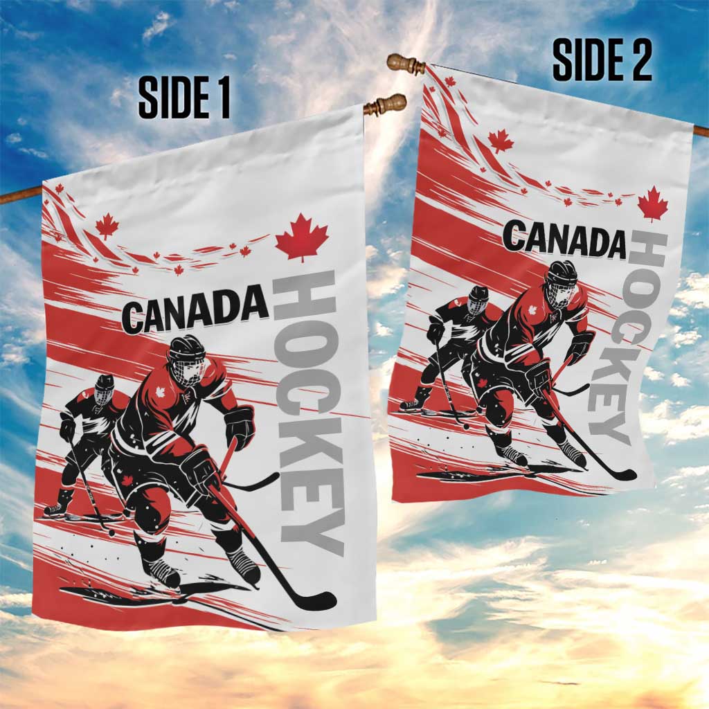 Canada Hockey Garden Flag Canada Owns Hockey - Wonder Print Shop