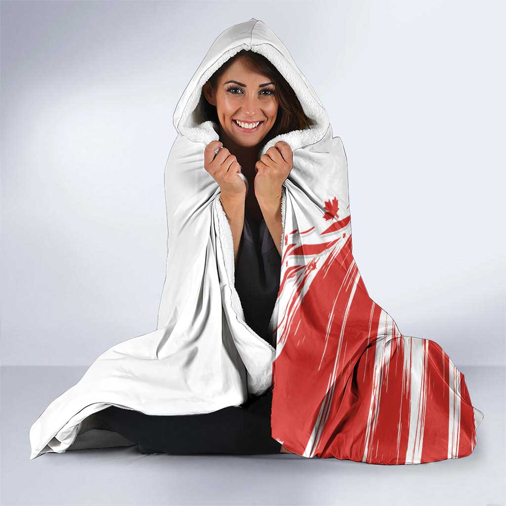 Canada Hockey Hooded Blanket Canada Owns Hockey