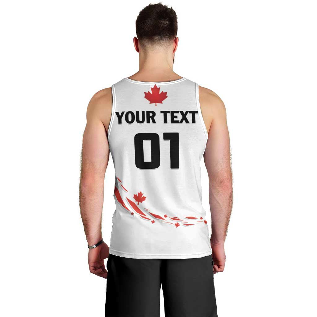 Custom Canada Hockey Men Tank Top Canada Owns Hockey - Wonder Print Shop
