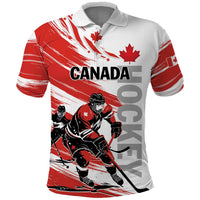 Custom Canada Hockey Polo Shirt Canada Owns Hockey - Wonder Print Shop