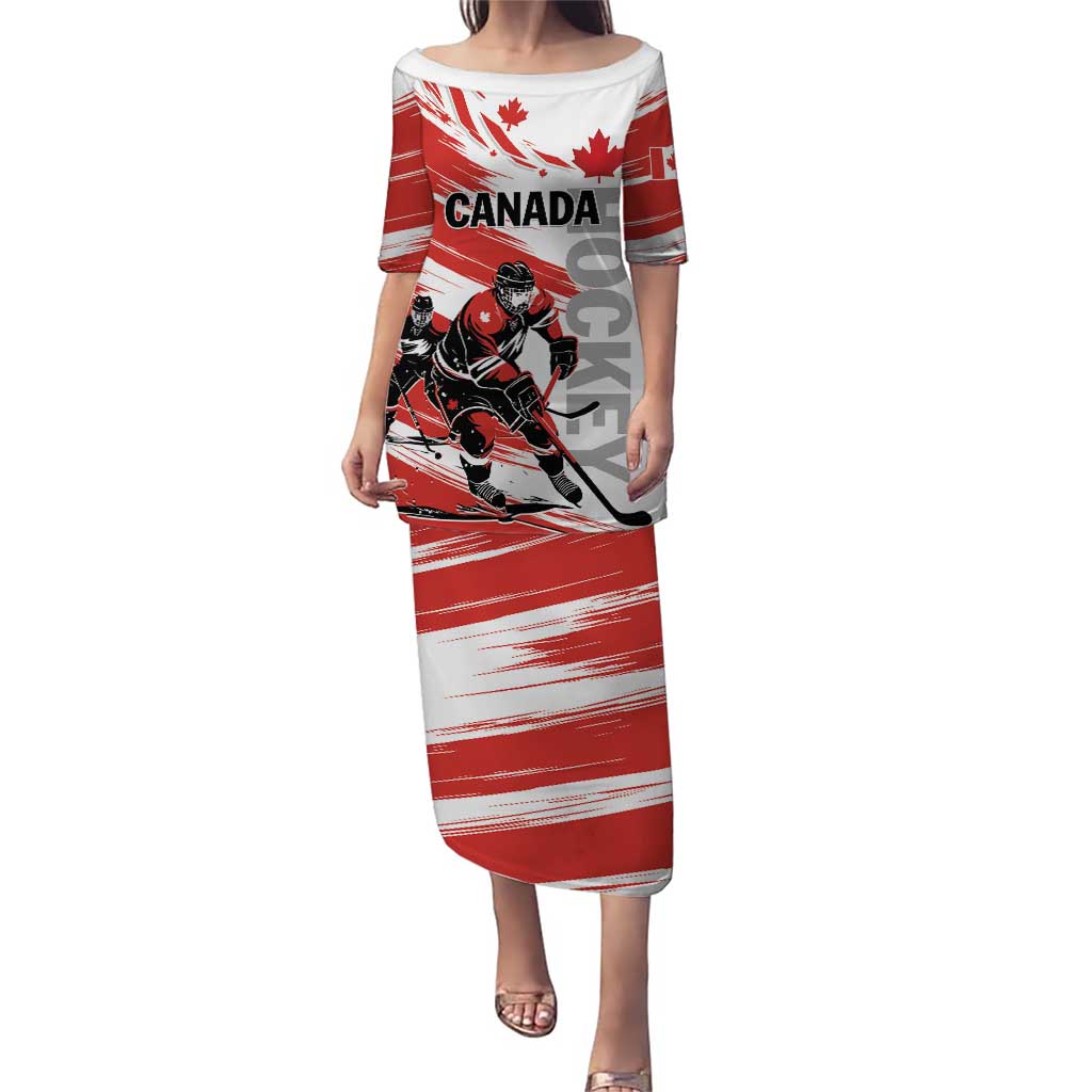 Custom Canada Hockey Puletasi Canada Owns Hockey - Wonder Print Shop