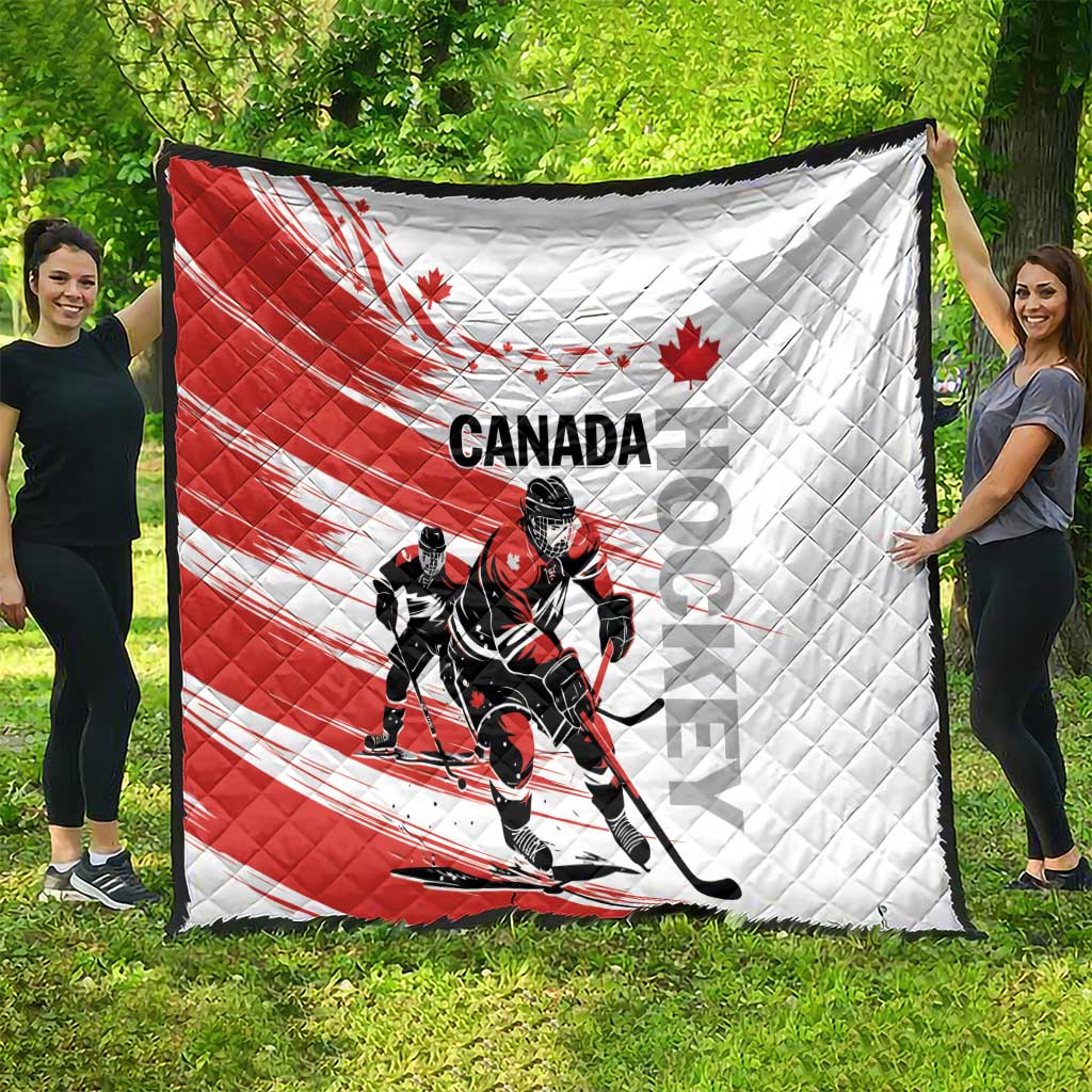 Canada Hockey Quilt Canada Owns Hockey - Wonder Print Shop
