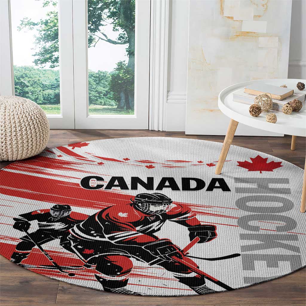 Canada Hockey Round Carpet Canada Owns Hockey