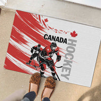 Canada Hockey Rubber Doormat Canada Owns Hockey - Wonder Print Shop