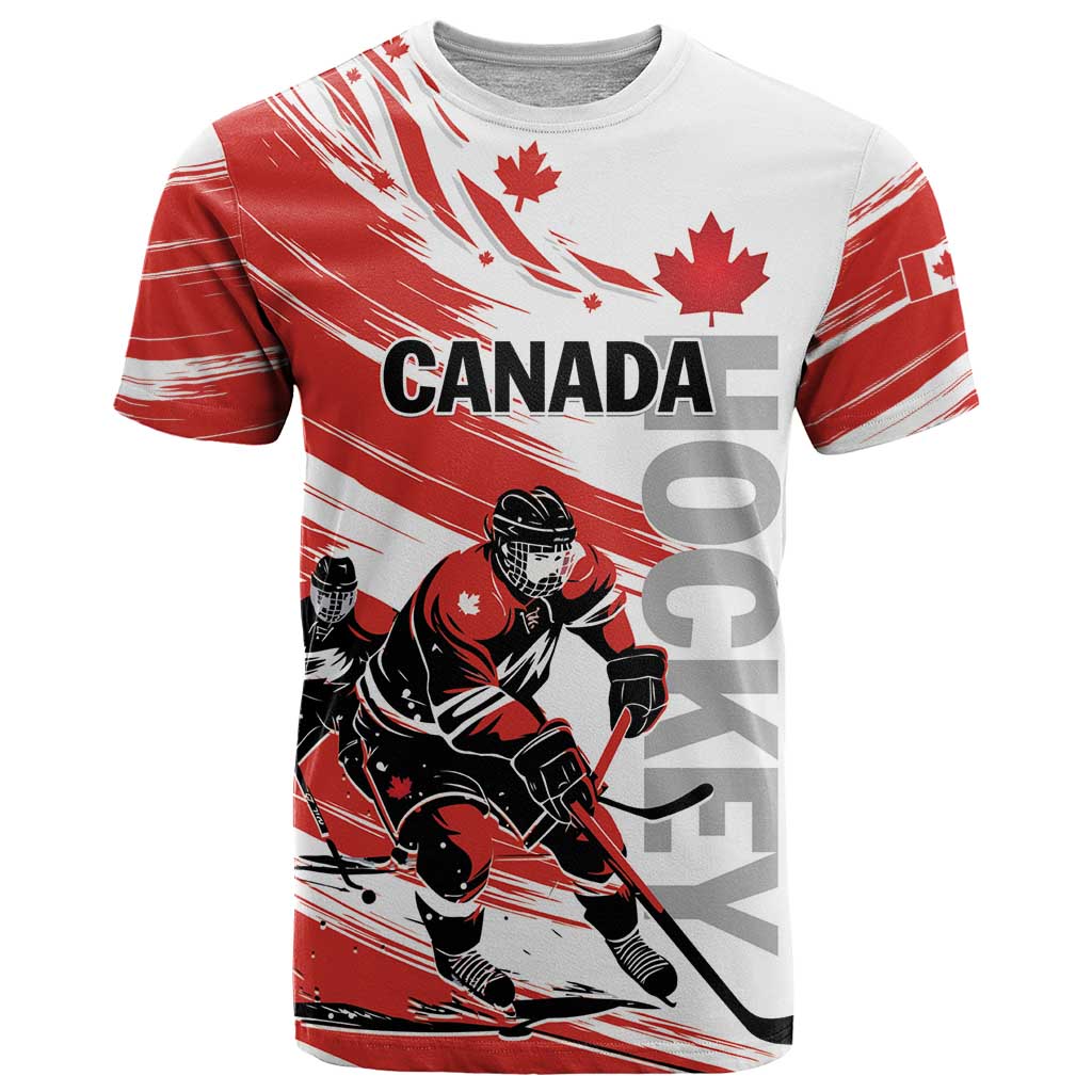 Custom Canada Hockey T Shirt Canada Owns Hockey - Wonder Print Shop