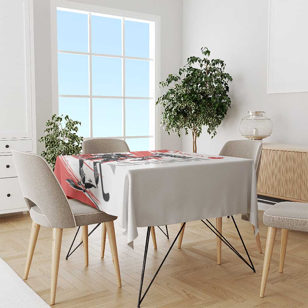 Canada Hockey Tablecloth Canada Owns Hockey - Wonder Print Shop