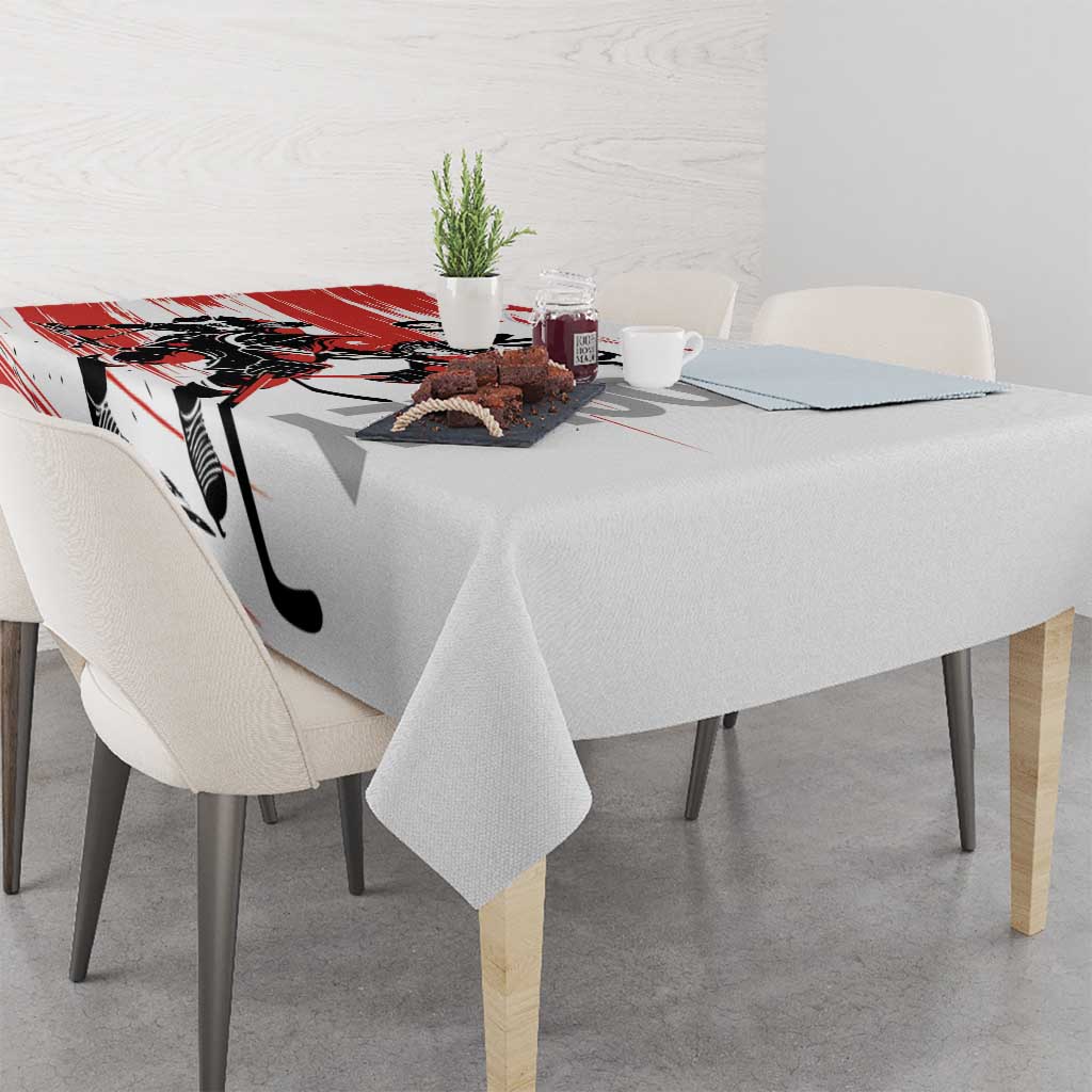 Canada Hockey Tablecloth Canada Owns Hockey - Wonder Print Shop