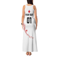Custom Canada Hockey Tank Maxi Dress Canada Owns Hockey - Wonder Print Shop