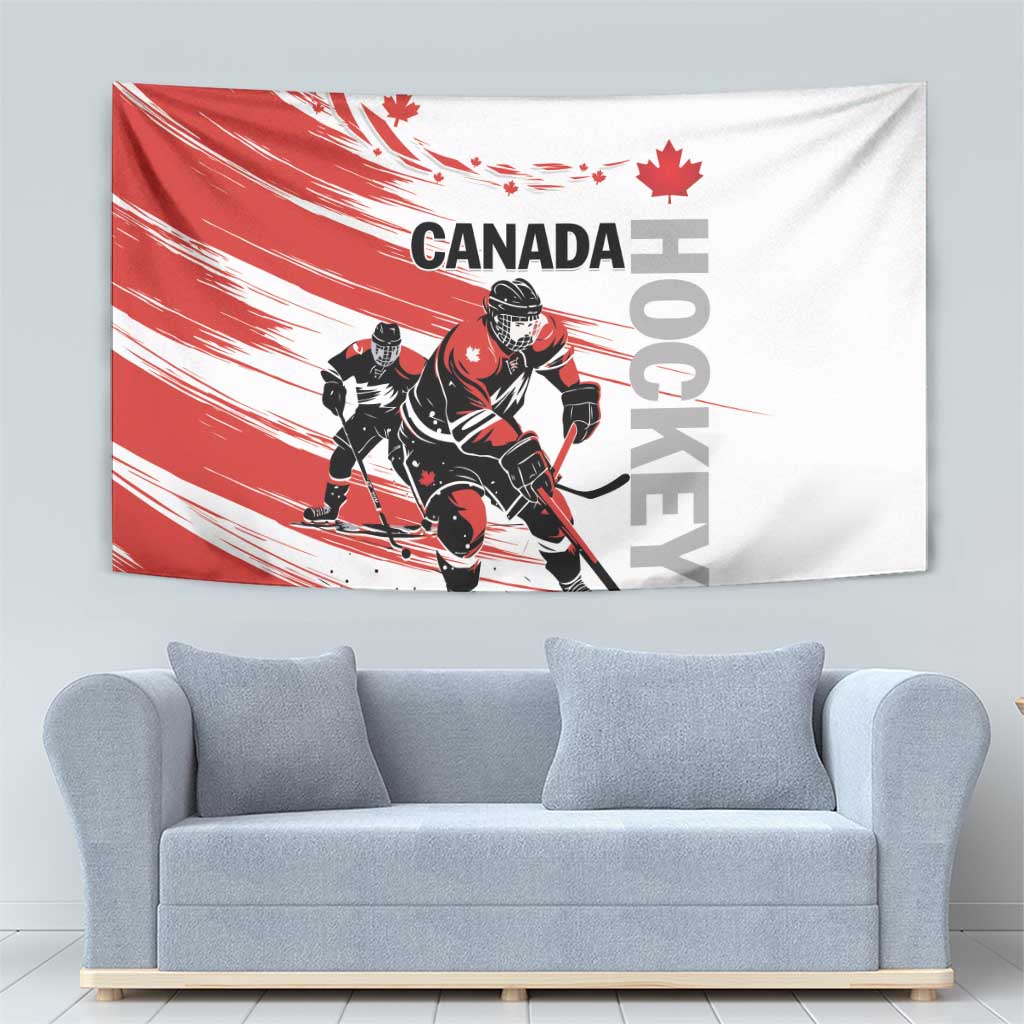Canada Hockey Tapestry Canada Owns Hockey - Wonder Print Shop