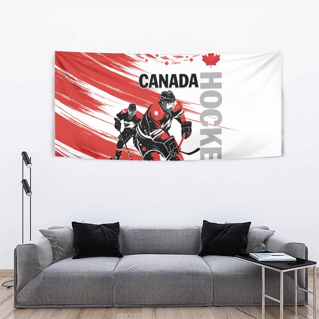 Canada Hockey Tapestry Canada Owns Hockey - Wonder Print Shop